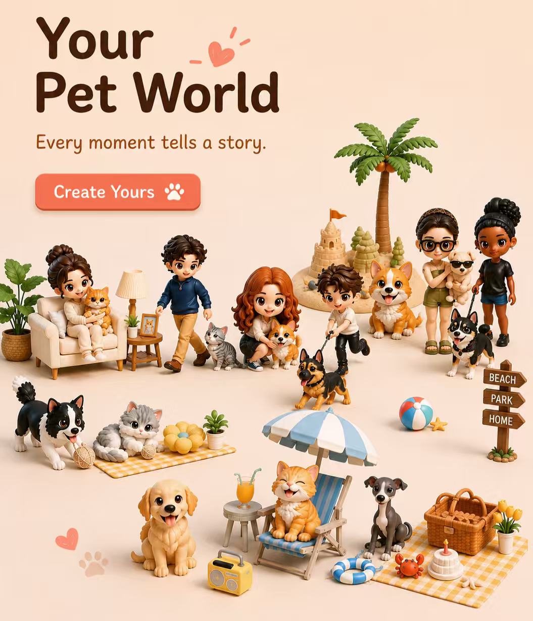 Customize your pet figurine